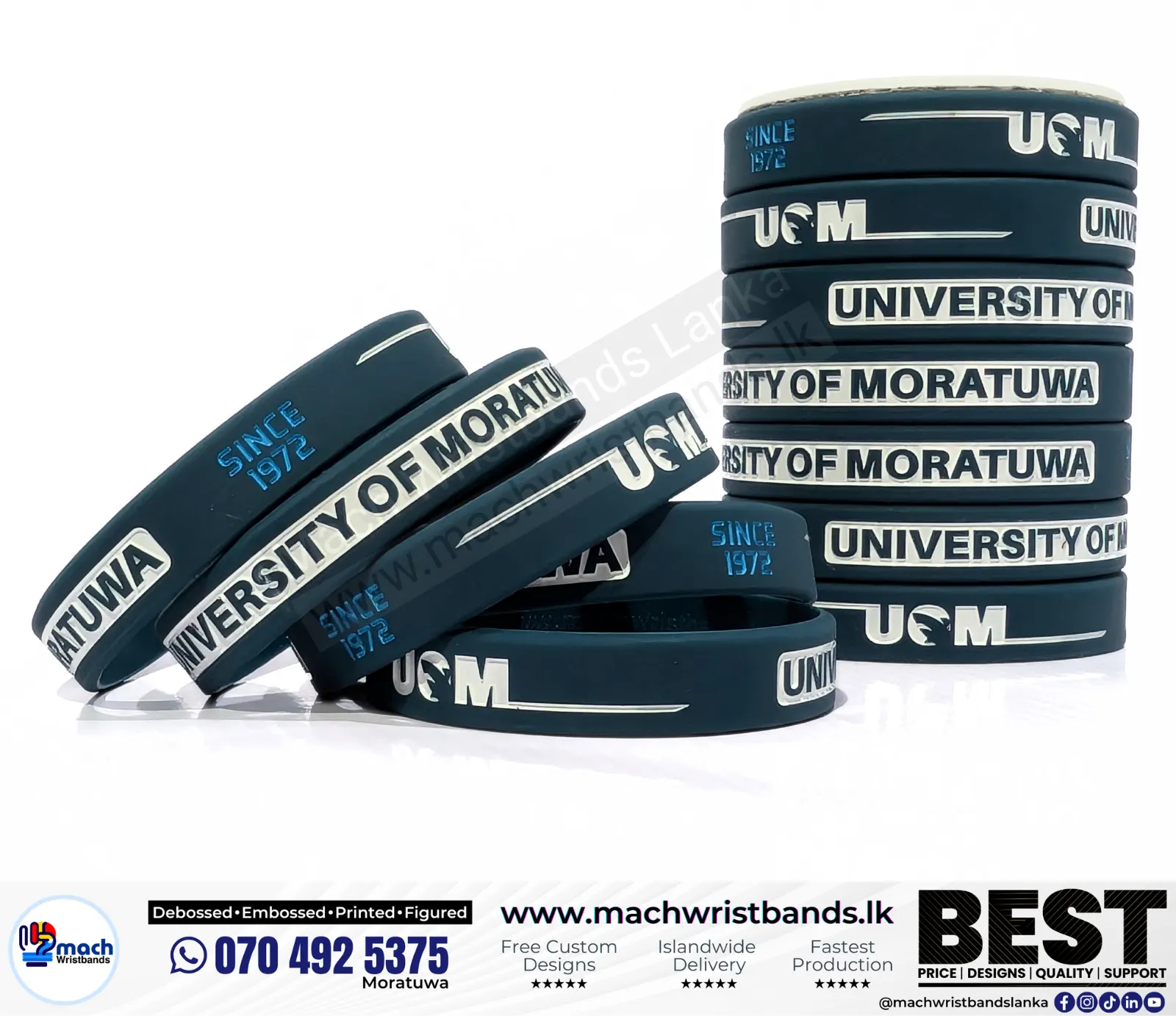 Printed bracelets University of Moratuwa